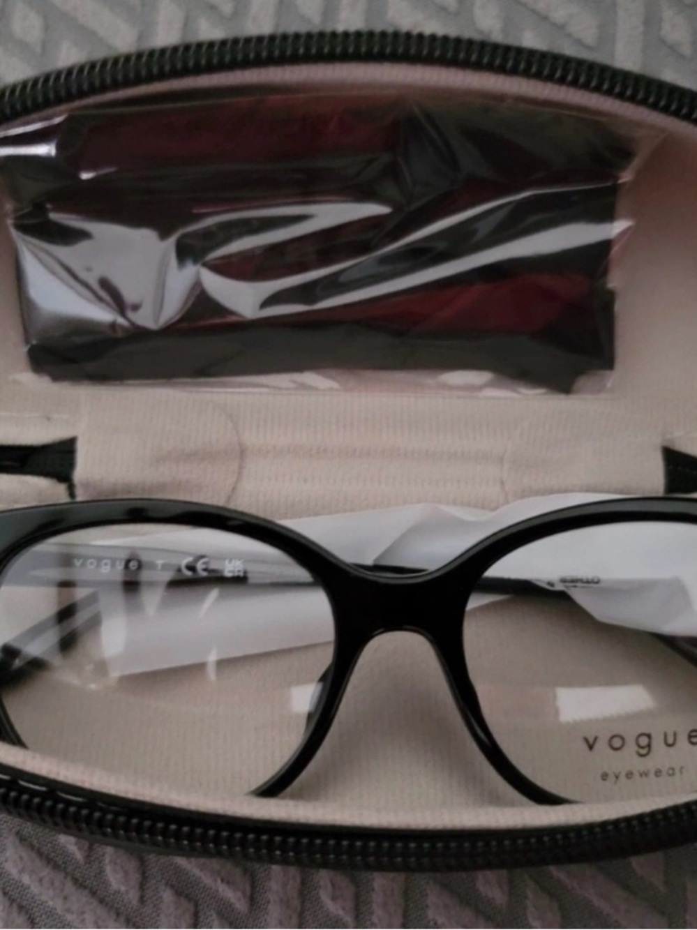 Vogue Black Women's Oversized Fashion Eyeglass Frames
